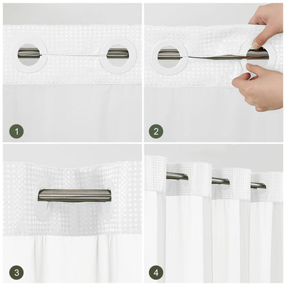 Elevate Your Morning Ritual with the Ultimate Hotel-Style Shower Curtain ✨