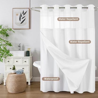 Elevate Your Morning Ritual with the Ultimate Hotel-Style Shower Curtain ✨