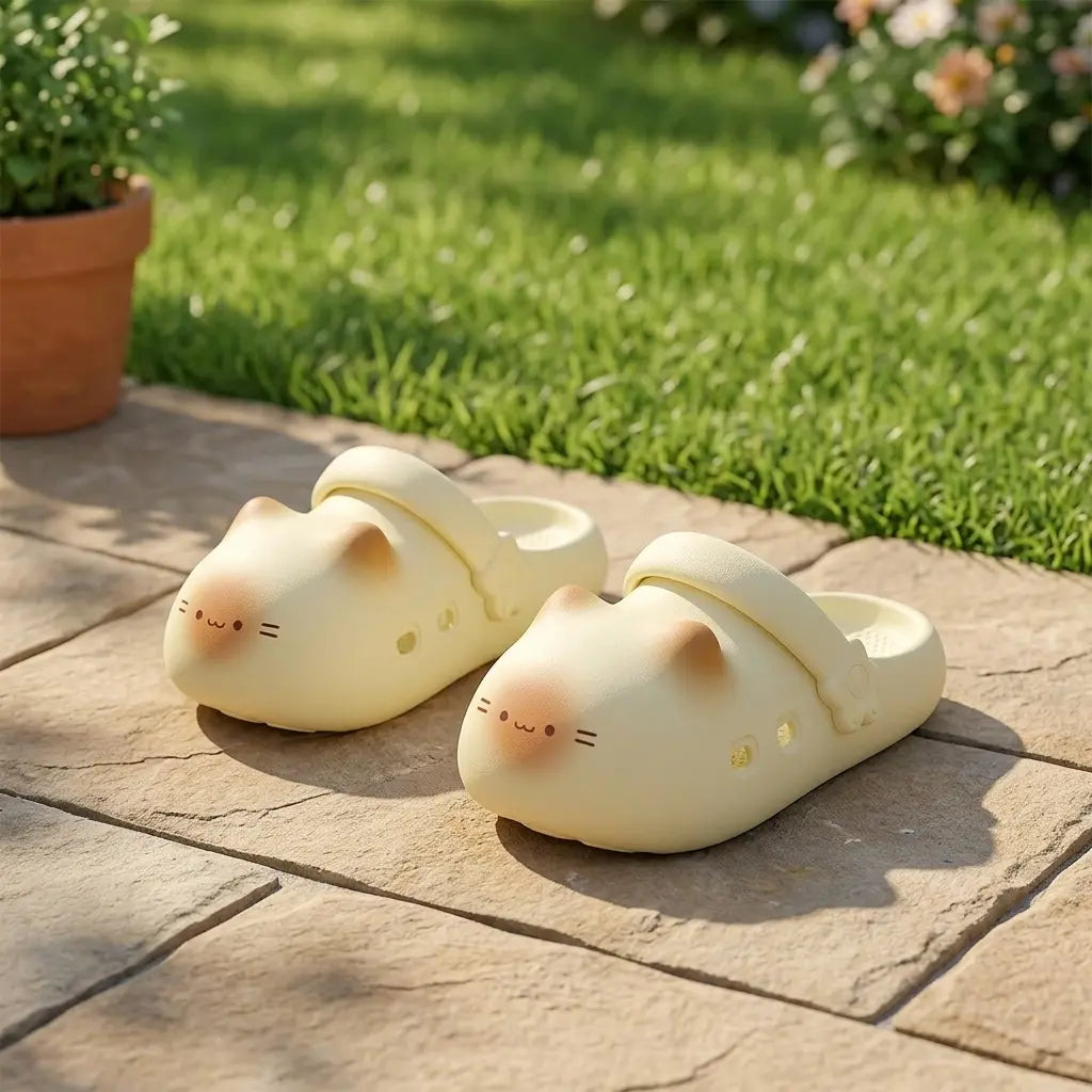 Cute Cat Paw Cloud Clogs