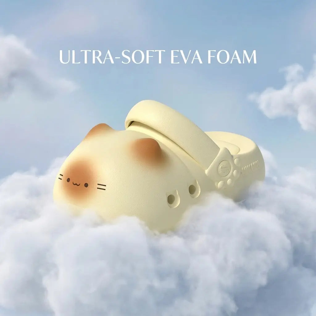 Cute Cat Paw Cloud Clogs
