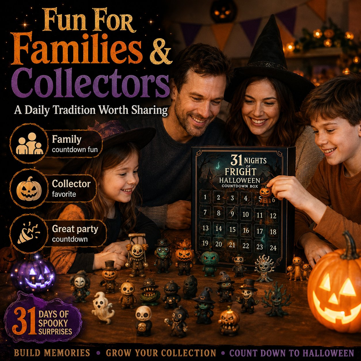 31 Nights of Fright Halloween Countdown Box