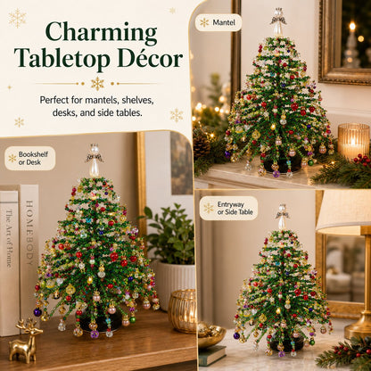 🎄✨ DIY Beaded Christmas Tree Kit – 🎅Create Your Own Sparkling Holiday Decoration