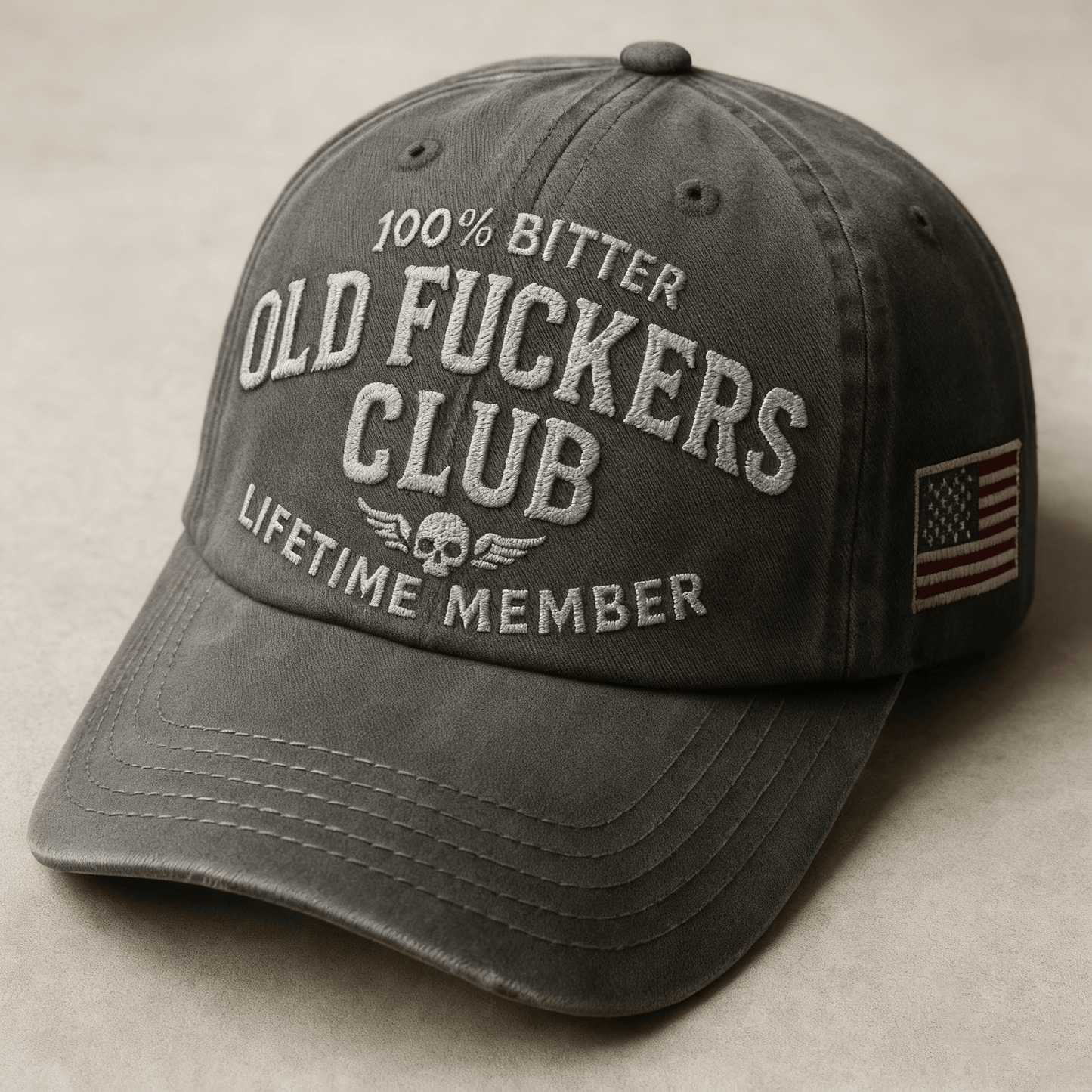 🔥 BUY 2 GET 1 FREE🧢 Own Your Attitude! Vintage 'Old F*ckers Club' Hat 😎🔥 Perfect Gag Gift with Bold Style! 🎁