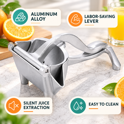🍋 Manual Citrus Juicer Press – Handheld Multi-Fruit Squeezer for Fresh Juice, Cocktails & Drinks