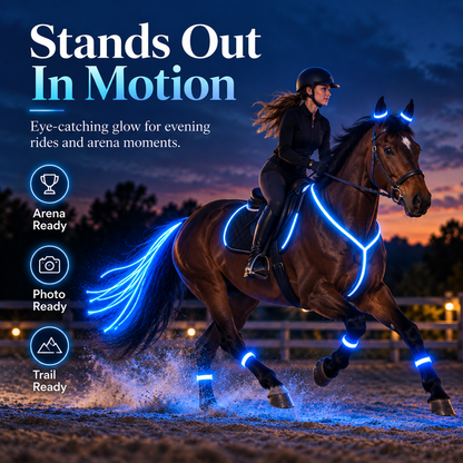Light Up Every RideLED Horse Riding Visibility Light Set