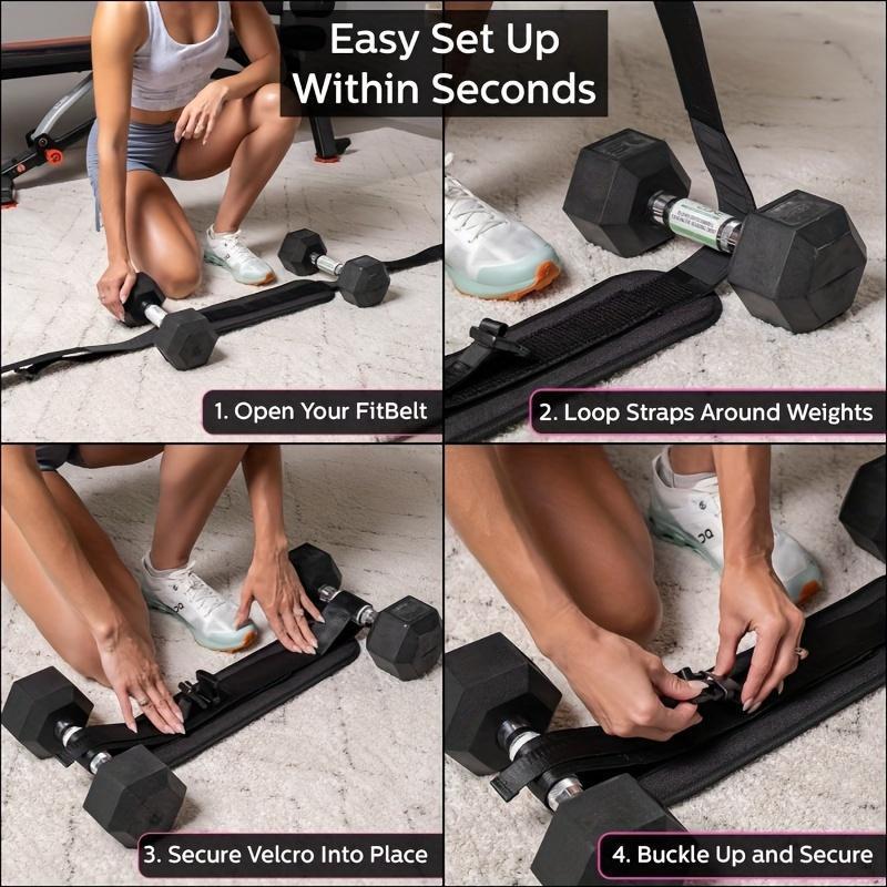 Adjustable Hip Thrust Belt for Dumbbells