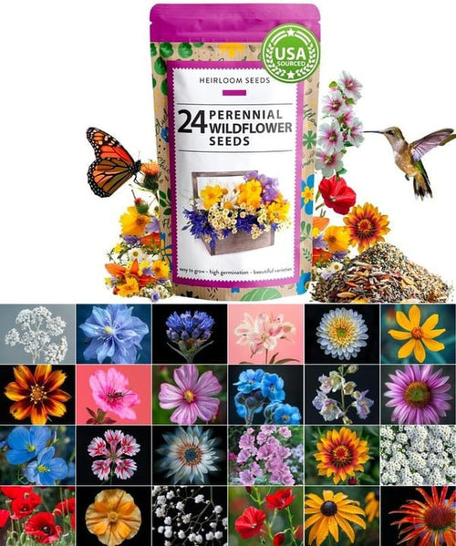 💐Spring Hot Sale 49% OFF💐Wildflower Seeds 90,000+ Bulk Seeds Mix 3oz