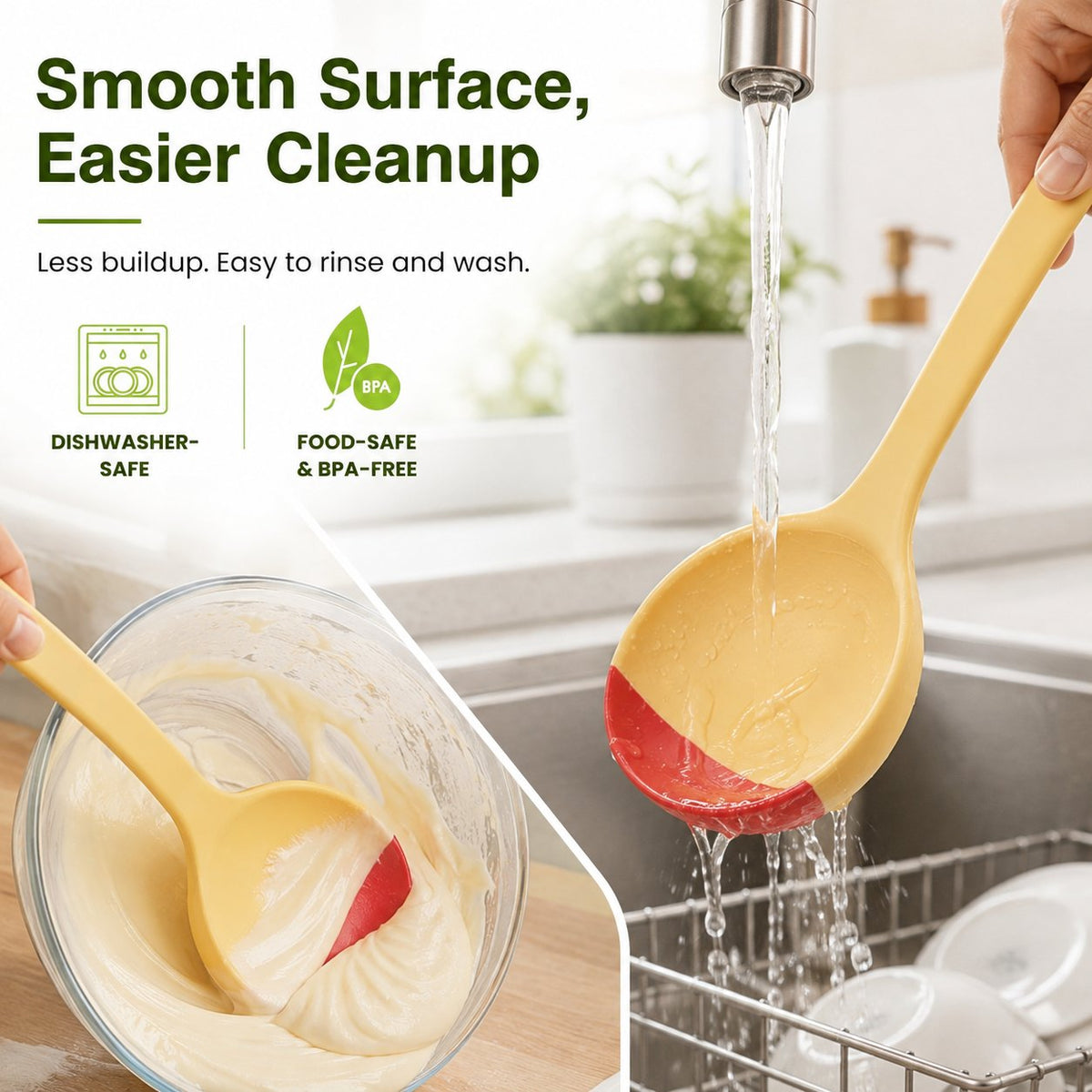2-in-1 Silicone Scoop Spatula