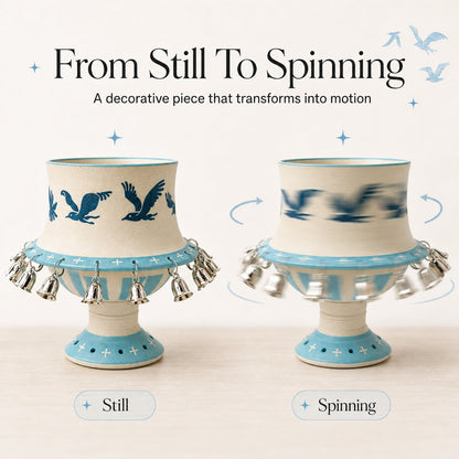 Flying Swallow Motion Illusion Spinner