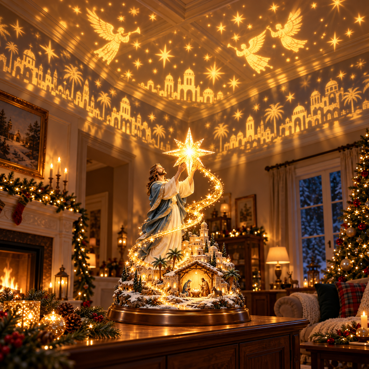 🔥Last Day 50%🌟 Bethlehem’s Guiding Star™ | Illuminated Nativity Scene