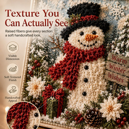 3D Snowman Christmas Art Kit