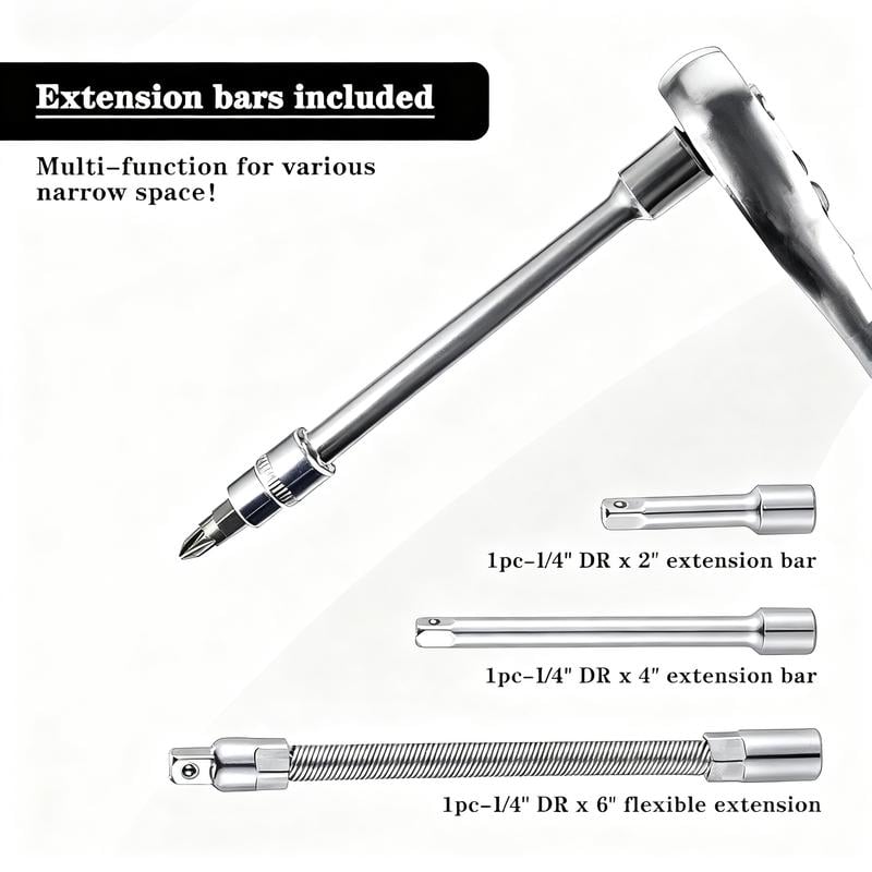 ⏰Christmas Limited-Time Offer🎄46pcs Car Repair Machinery Tools Set