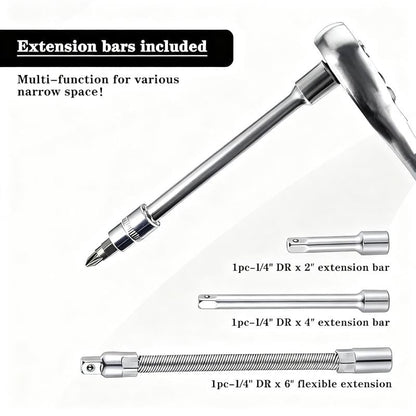 ⏰Christmas Limited-Time Offer🎄46pcs Car Repair Machinery Tools Set