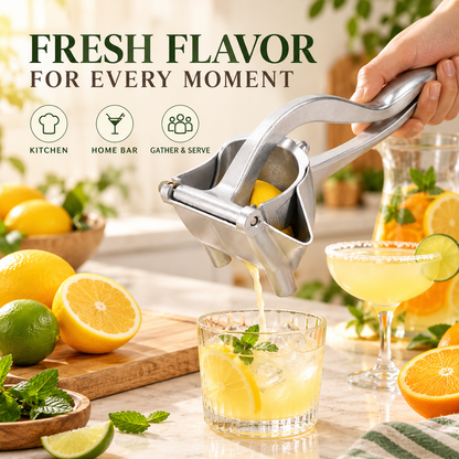 🍋 Manual Citrus Juicer Press – Handheld Multi-Fruit Squeezer for Fresh Juice, Cocktails & Drinks