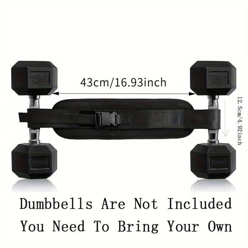 Adjustable Hip Thrust Belt for Dumbbells