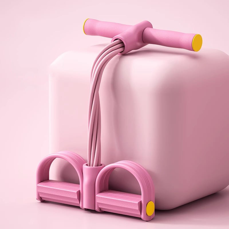 Multifunction Pedal Resistance Trainer with 6 Tubes