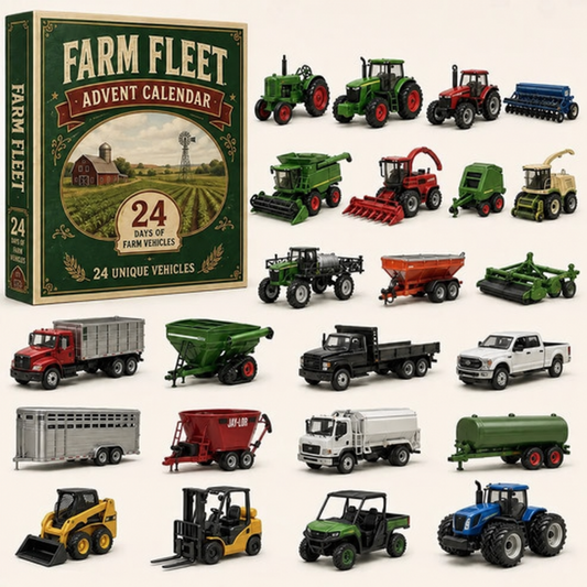 🚜Build the Fleet Collection 24-Day Vehicle Advent Calendar Series | ✨A New Adventure Every Morning