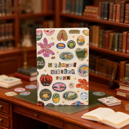 🏆35K+ SOLD! 🥳🎖️Vintage Girlhood Sticker Book – Cute Aesthetic Stick Notes 🎀✨