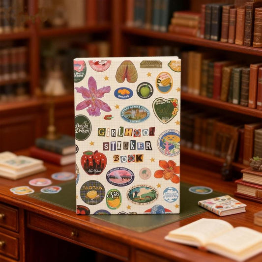 🏆35K+ SOLD! 🥳🎖️Vintage Girlhood Sticker Book – Cute Aesthetic Stick Notes 🎀✨