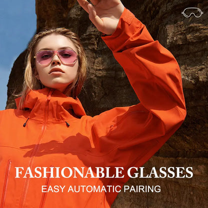 🕶️🎵Smart Bluetooth 5.4 Sunglasses with Open-Ear Audio Blue Light Blocking UV Protection Waterproof