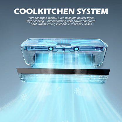 ❄️ Portable Wall-Mounted Mini Air Conditioner & Mist Cooler Fan 🌬️