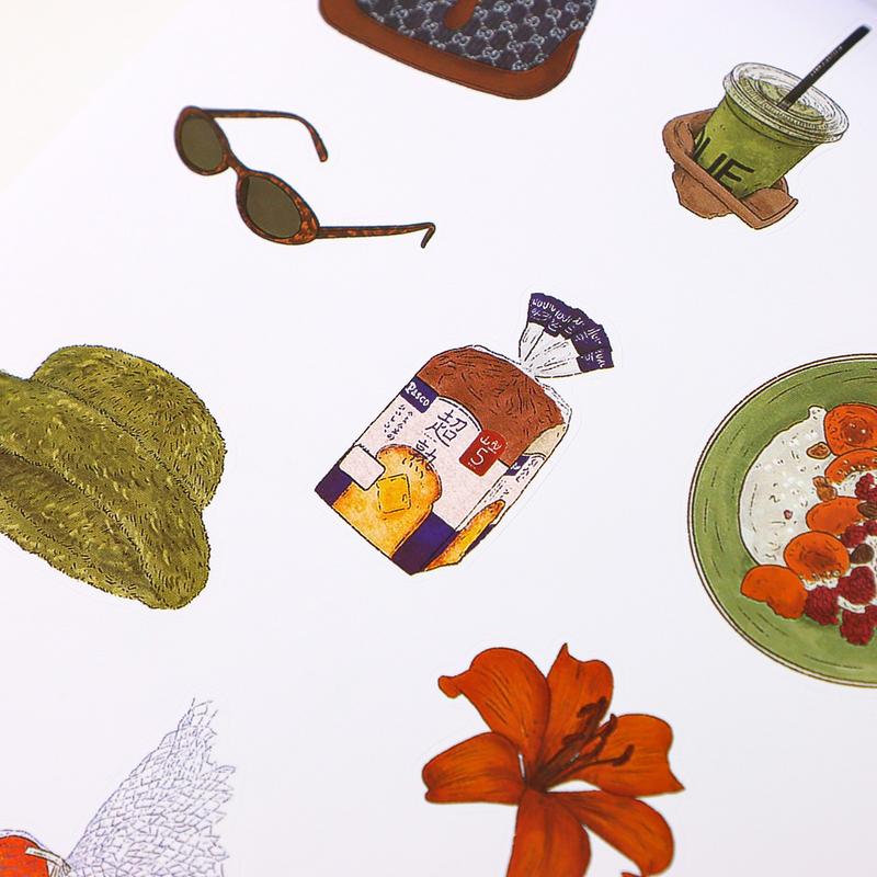 🏆35K+ SOLD! 🥳🎖️Vintage Girlhood Sticker Book – Cute Aesthetic Stick Notes 🎀✨