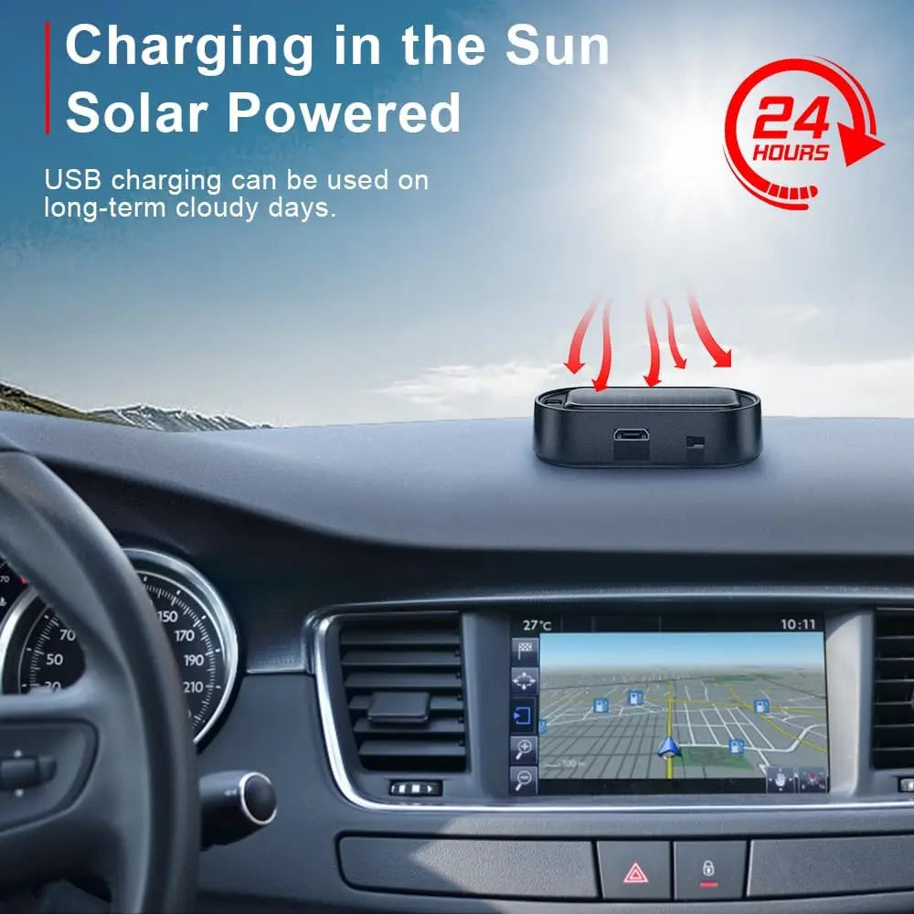 Solar Powered Fake Car Alarm Light, Auto Light Sensor LED Simulated Security Warning Flashing Light, No Wiring DIY Car Anti-Theft Dummy Alarm Lamp