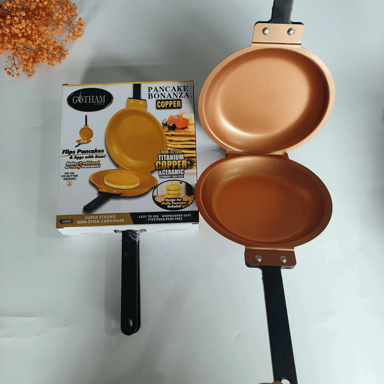 Double-Sided Nonstick Frying Pan