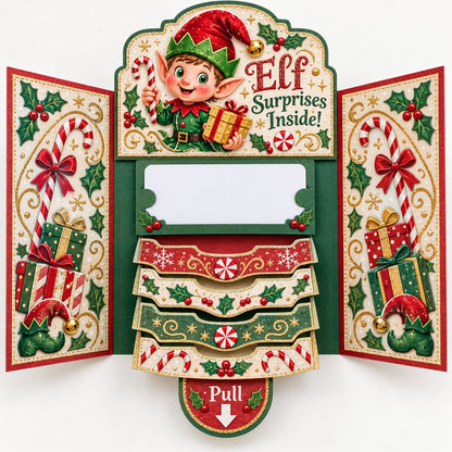 🎁Last Day 50% OFF  - 2026 New 🎅💳 Waterfall Christmas Gift Card Booklet