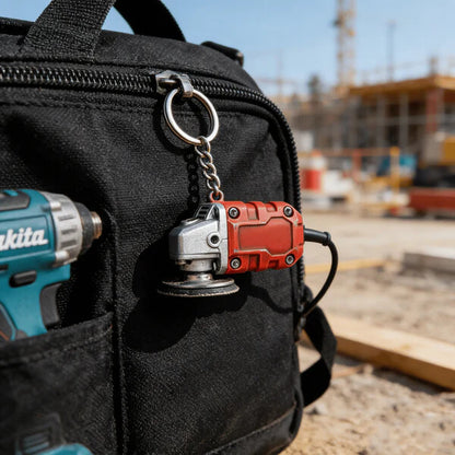 🛠️2-in-1 Makita-Inspired Mini Grinder Keychain: On-the-Go Smoothing Tool + Tool Enthusiast Collectible
