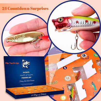 🔥 Limited-Time 50% OFF✨Christmas Advent Calendar 2026 Fishing Lures Set