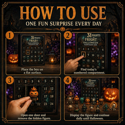 31 Nights of Fright Halloween Countdown Box