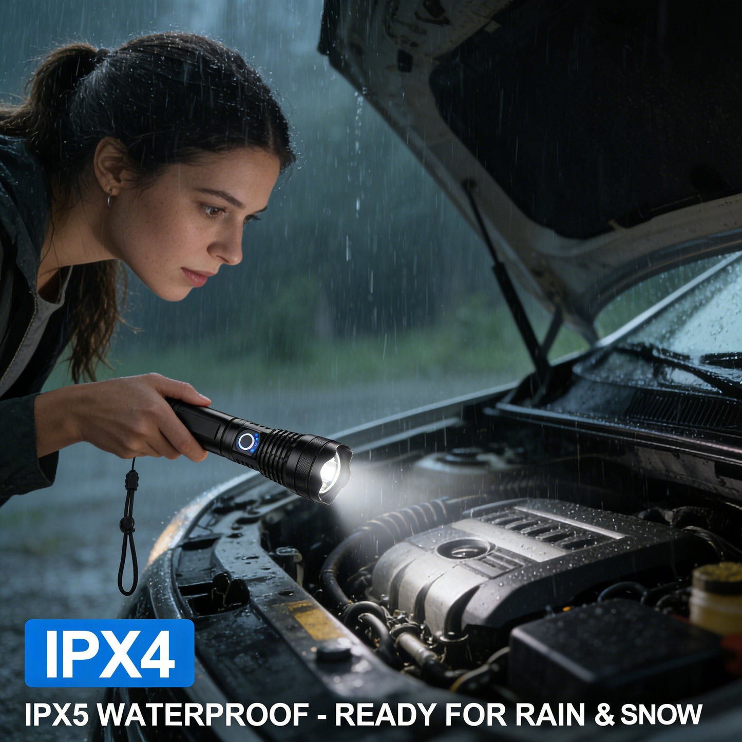 ✨Rechargeable LED Flashlight - High Lumen, Waterproof, Ultra Bright Flashlight for Emergencies