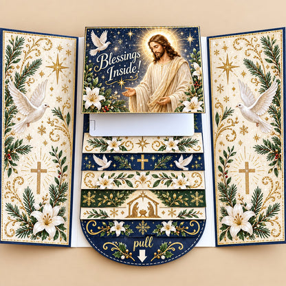 🎁Last Day 50% OFF  - 2026 New 🎅💳 Waterfall Christmas Gift Card Booklet