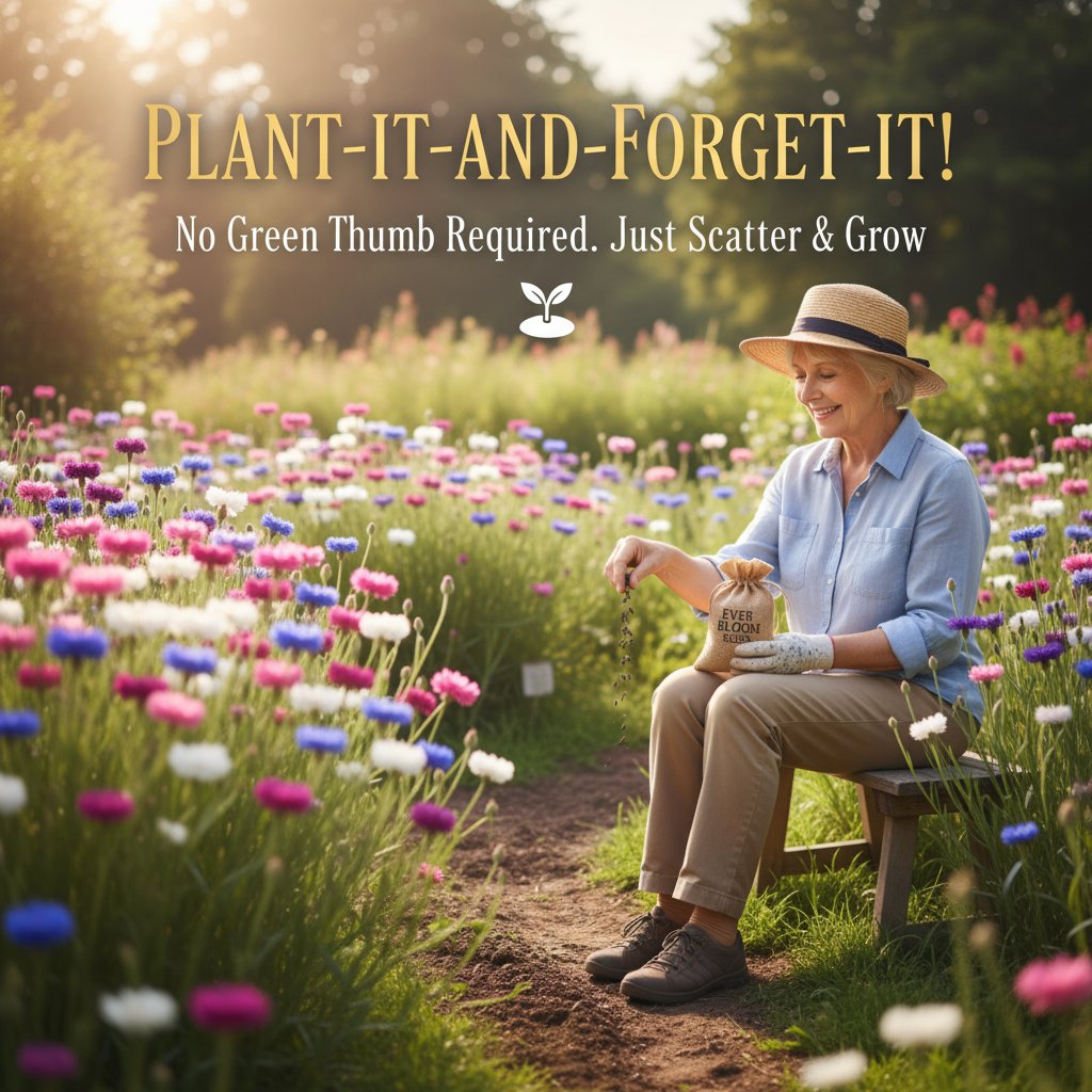 🌼 Unstoppable Cornflower Seeds – Premium Wildflowers That Grow Anywhere!