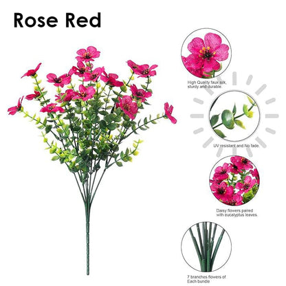 💐🌺UV Resistant Fade-Free Colourful Artificial Flower