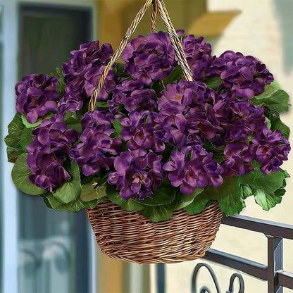 🔥Last Day 49% OFF--💐 UV Resistant Lifelike Artificial Geranium Flowers 💖