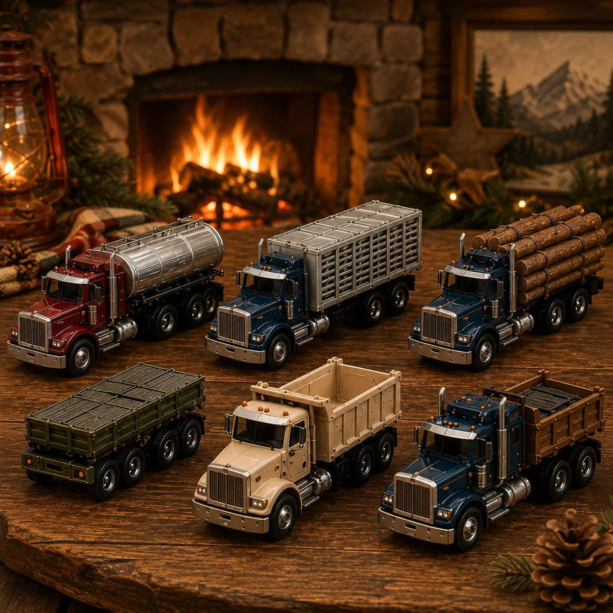 🔥HOT SALE 49% OFF🚚American Trucks Advent Calendar 2026 – 24 Days of Collectible Mini Truck Surprises, Acrylic Charms Blind Box