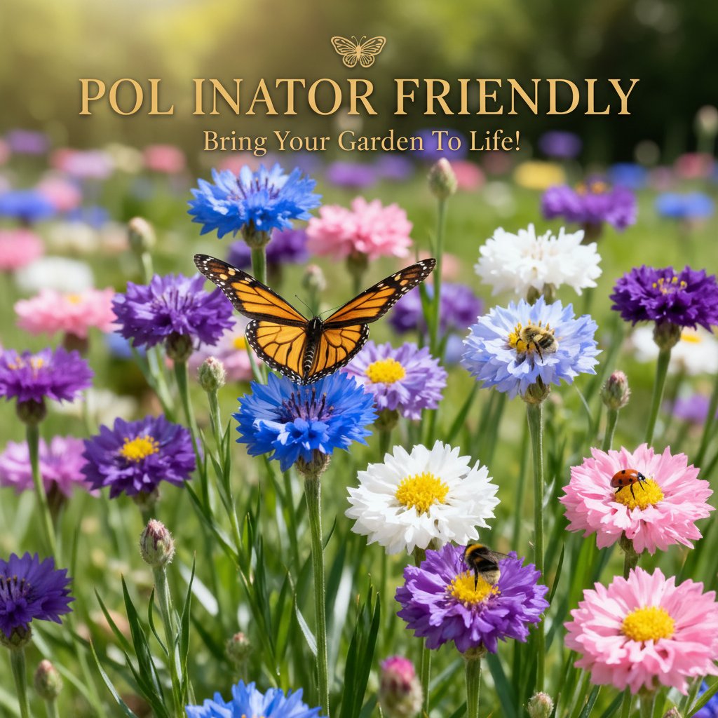 🌼 Unstoppable Cornflower Seeds – Premium Wildflowers That Grow Anywhere!