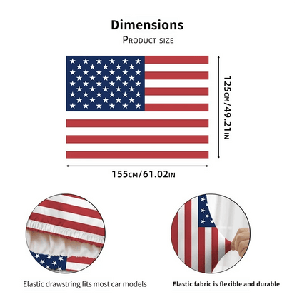 🎁🎉Only $29.9 This Week🌟🎉US Independence Day Car Hood Cover