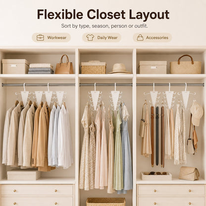 Multi-Layer Closet Hanger Organizer