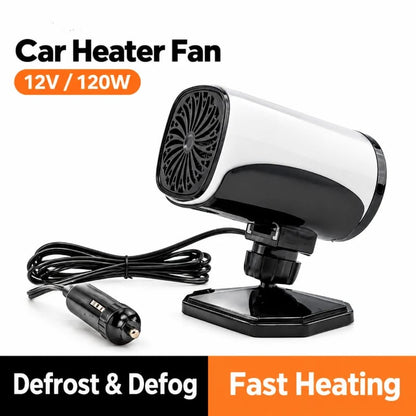 🌟✨ Portable Car Heater Defroster with 360-Degree Rotating Base