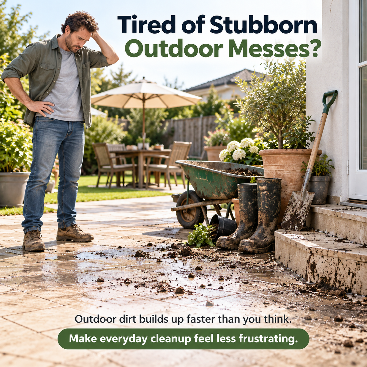 High-Pressure Water Spray Gun – Powerful Outdoor Cleaning Nozzle with Ergonomic Grip