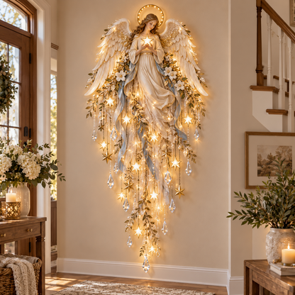 🔥Last Day 49% Off✝️Jesus, Angel & Nativity Lighted Wall Light Décor
