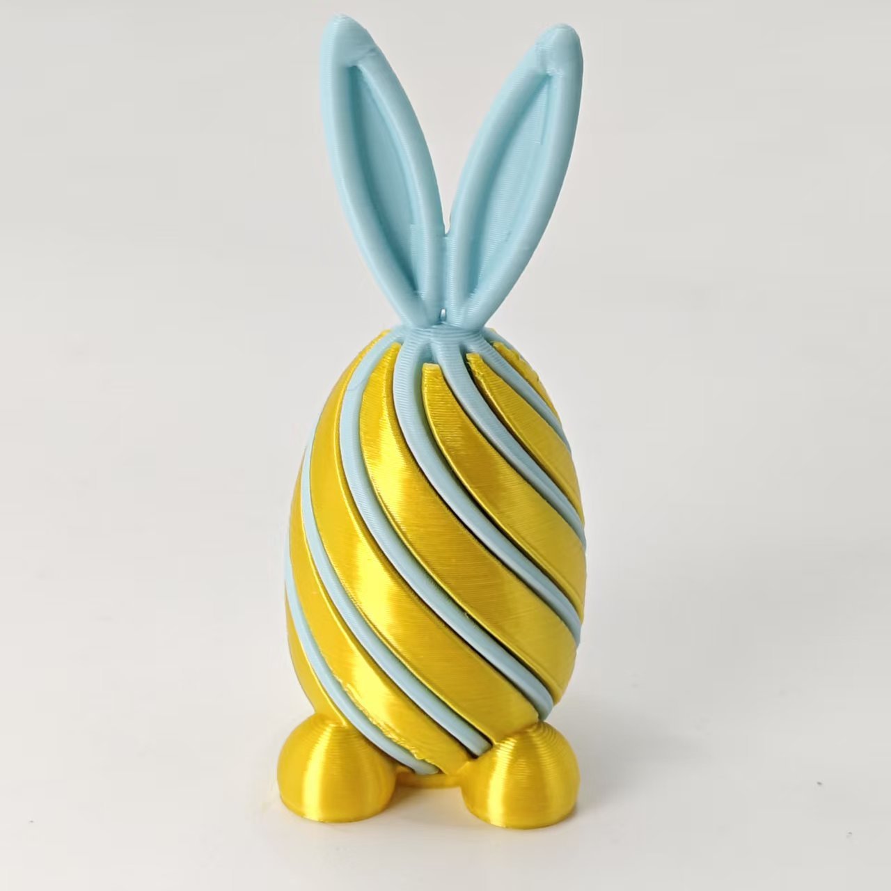 🐰🎉 3D Printed Easter Bunny Egg Fun Rotating Toy
