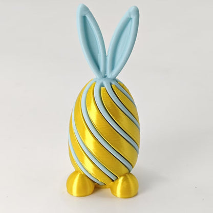 🐰🎉 3D Printed Easter Bunny Egg Fun Rotating Toy