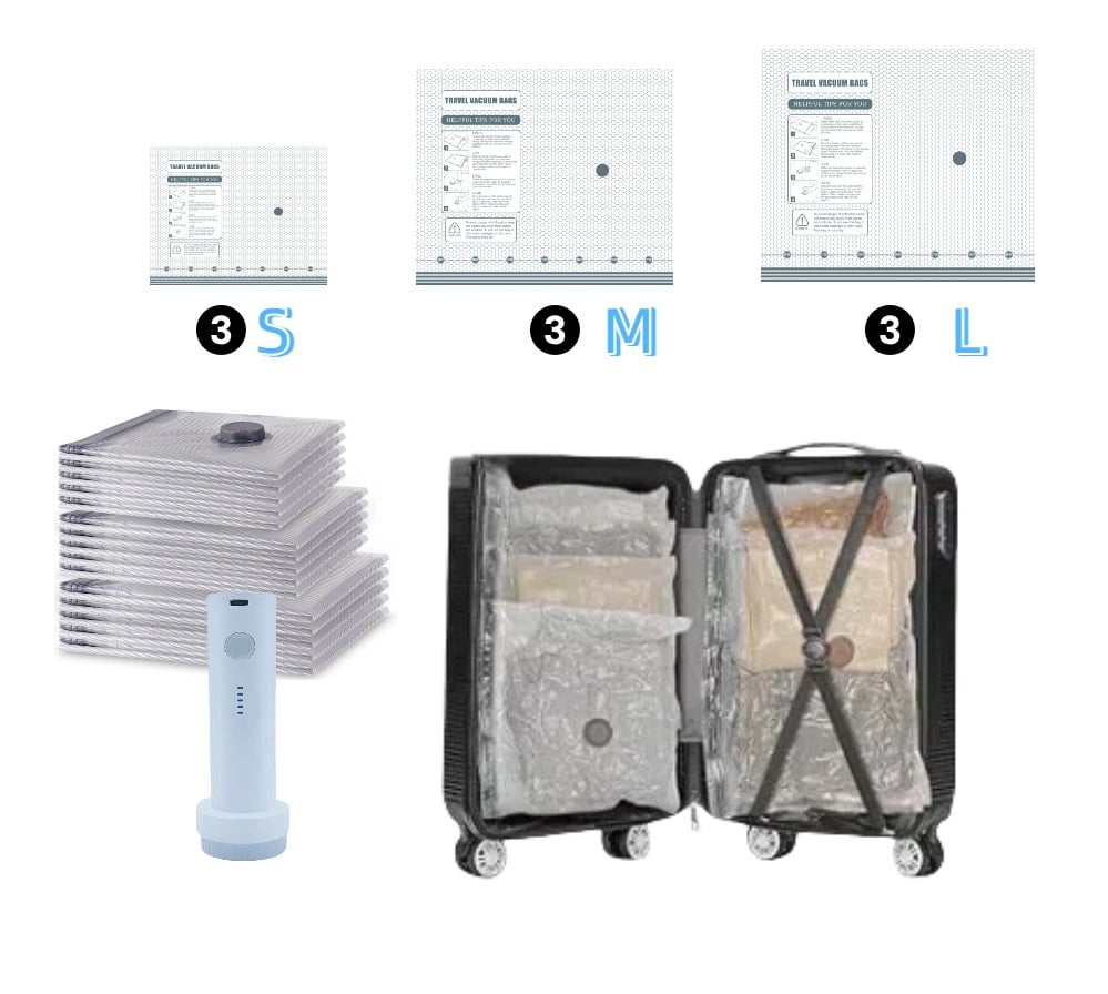 🥳✨Member Exclusive Day! Awesome Picks Just $9.99 🎉🔥 X7 Cordless Travel Vacuum Bag Set