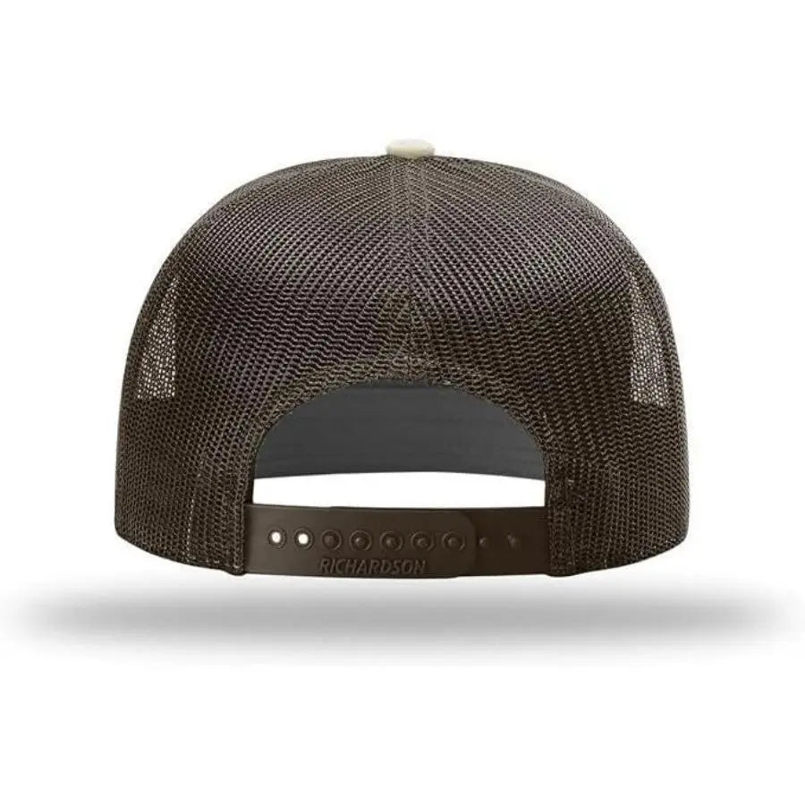 Unisex Printed Cross 'Jesus Saved' Flat Bill Trucker Hat - Color Block, Breathable Mesh