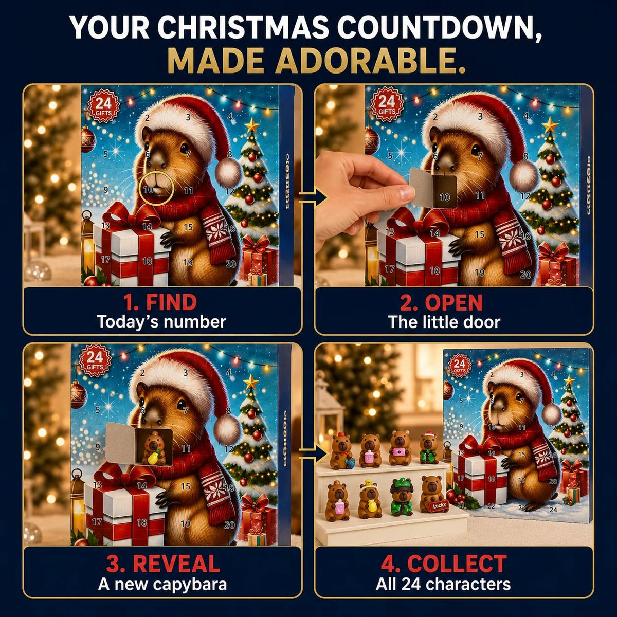 Advent calendar for capybara 2026