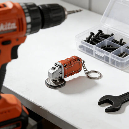 🛠️2-in-1 Makita-Inspired Mini Grinder Keychain: On-the-Go Smoothing Tool + Tool Enthusiast Collectible